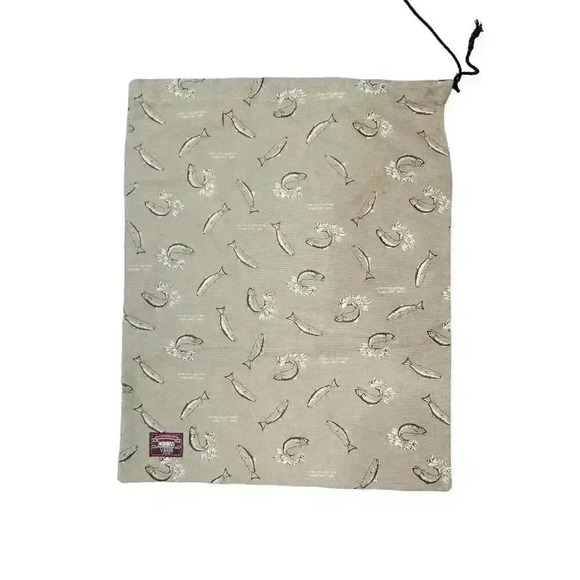 Vans Men's OTW Collection Tan Fish Print Custom Dust Bag - Picture 1 of 4
